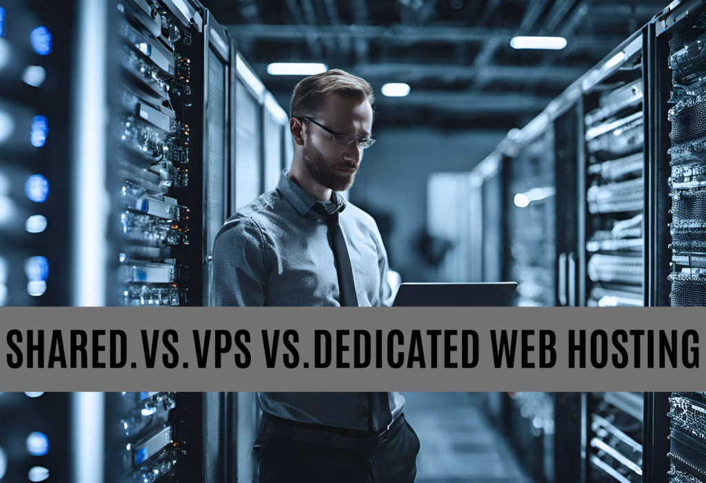 Shared vs. VPS vs. Dedicated web Hosting